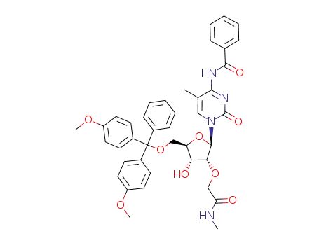 4-N-benzoyl-5'-O-(4,4'-dimethoxytrityl)-2'-O-[2-(methylamino)-2-oxoethyl]-5-methylcytidine